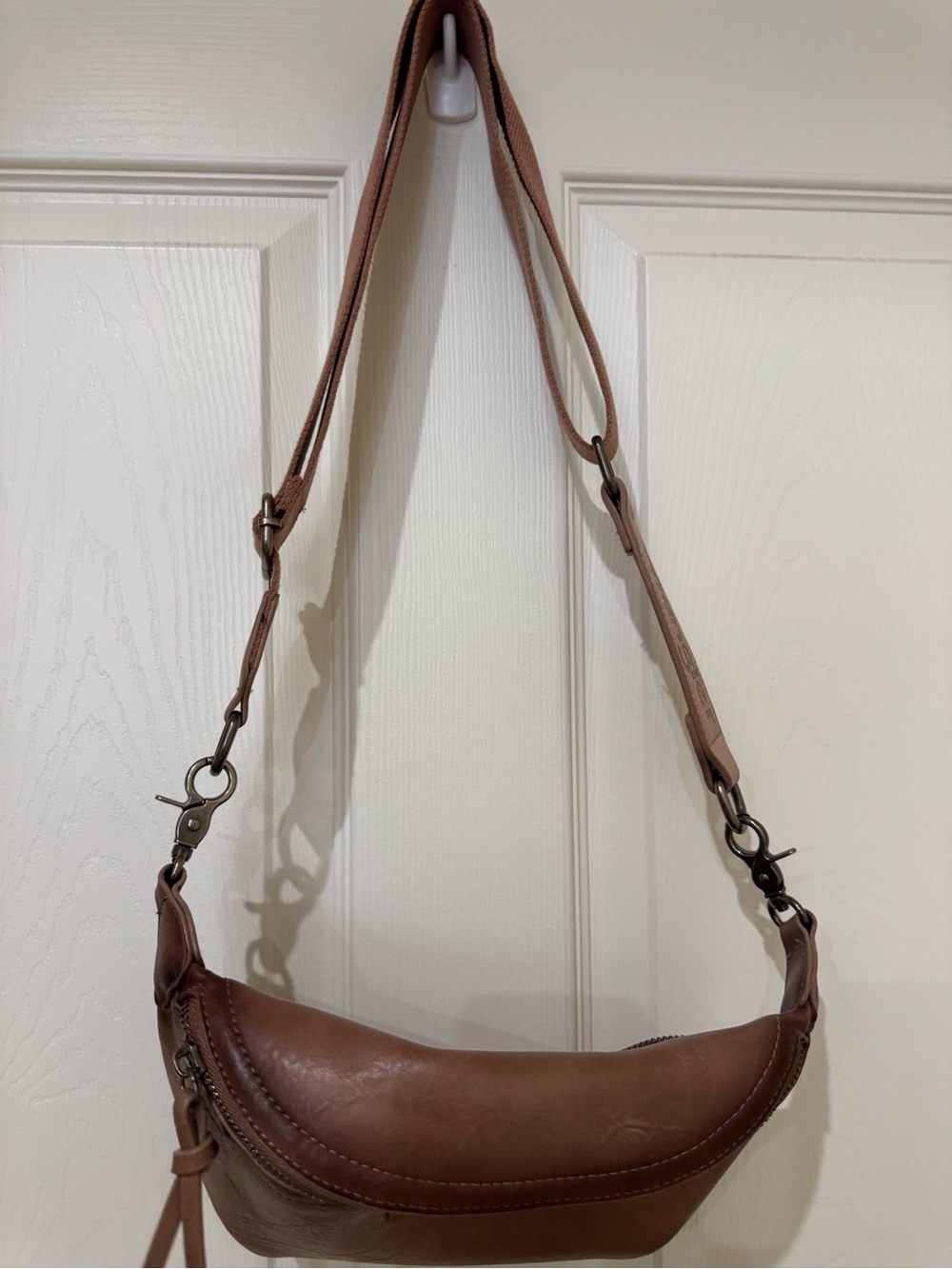 Women's Brown Leather Crossbody Bag - Classic Brown Shoulder Bag
